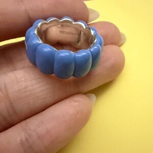 Mejuri Vibrant Blue Statement Ring
